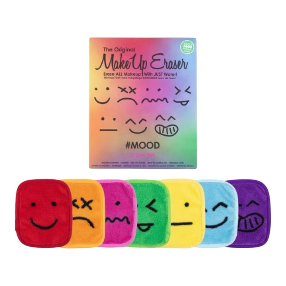The Original Make Up Eraser #MOOD 7 Day Set with Laundry bag NEW